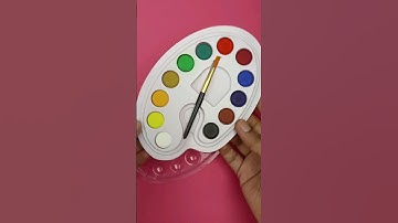 cheap n best watercolor/ camlin watercolor review #drawing #watercolor #shorts