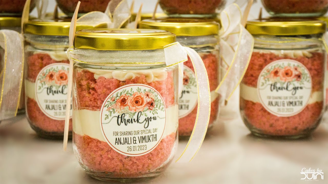 Jar Cakes For Wedding Ceremonies