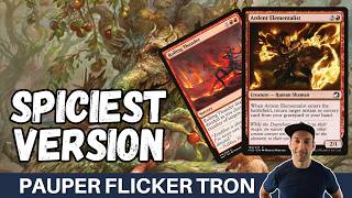 THIS PILOT COOKED! Pauper Flicker Tron got a facelift with Ardent Elementalist and Rolling Thunder! Flicker Tron But With No Graveyard Vulnerability