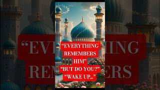 Everything is Remembering Allah… But Are You? #facts #allah #motivation #peace #successsecrets