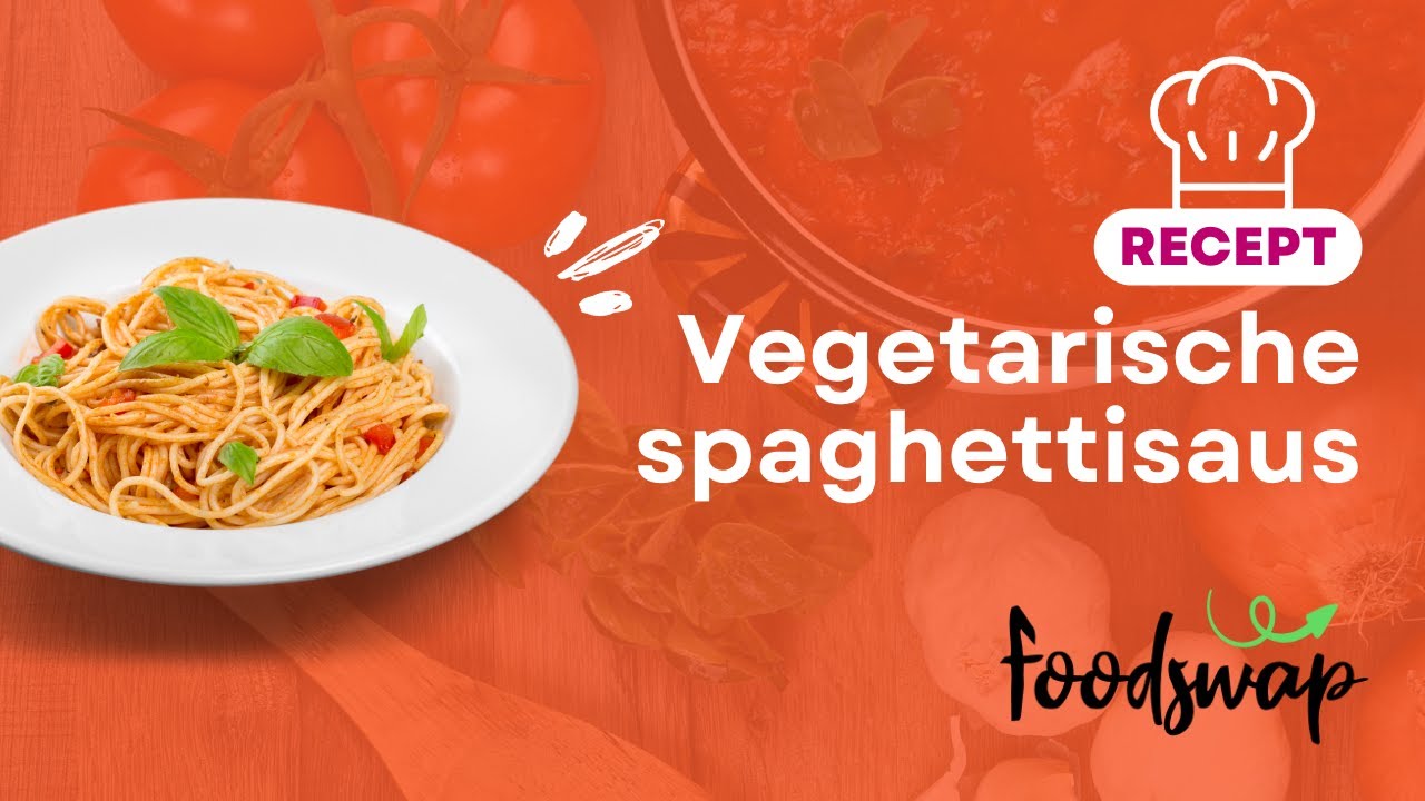 Hoe maak je VEGGIE spaghettisaus? 🍝 Foodswap RECEPT - YouTube