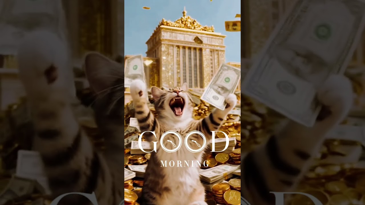 Watch This Cat Holding Money 