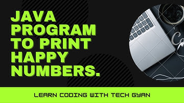Java program to print HAPPY NUMBERS within the given limit.