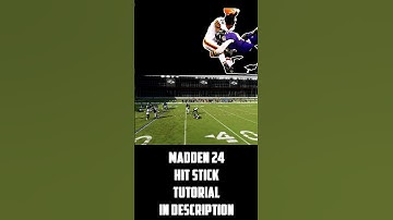 Learn how to hit stick madden 24 and Force Turnovers!