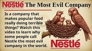 The Most Evil Company: Nestle || 😈🍫 Learn English Through Story Level 2 || Graded Reader 🎧