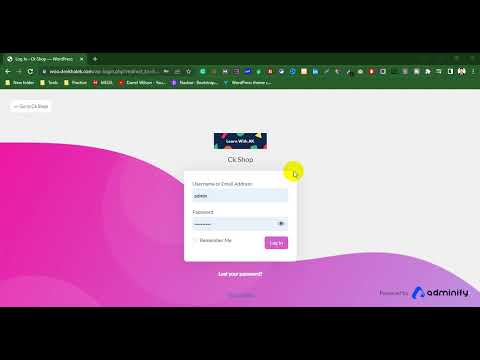 Customize Admin Panel In WordPress With Adminfy || Developer Abdul Khalek