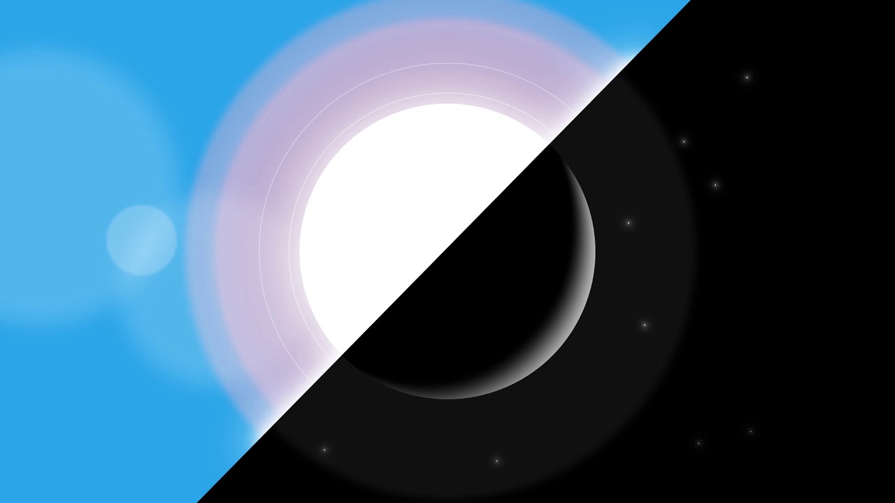 Day and night animation - YouTube