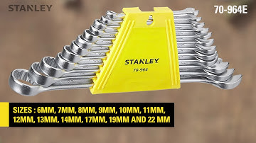 STANLEY Combination Spanner Set| with Maxi-Drive system | 12-Pieces