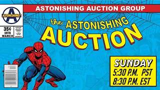 Sunday ASTONISHING!  Live Comic Book Sale (8/16/26) 8:30pm (EST)/5:30pm (PST) 📱