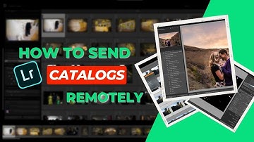How to create a lightroom smart preview catalog for your remote editor