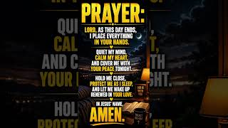 Short Night Prayer for Peace and Rest