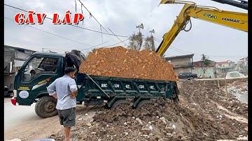 Siêu ô tô tải Hoa mai chở quá tải gãy trục sa lầy cực căng | Máy xúc cứu hộ ô tô sa lầy hay nhất