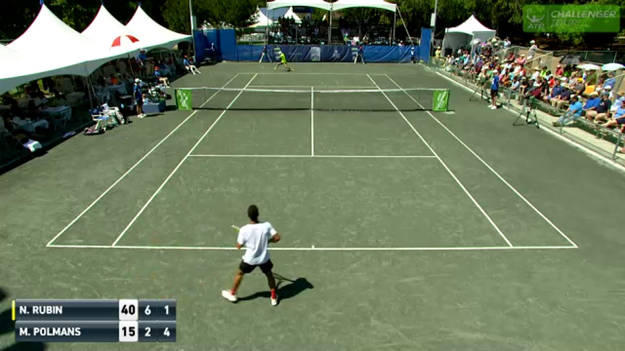 Noah Rubin vs Marc Polmans - Tallahassee 2018 FINAL