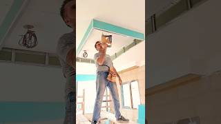 Creation of a central light box on a ceiling #asmr #didyouknow #fyp #knowledge #us #youtube