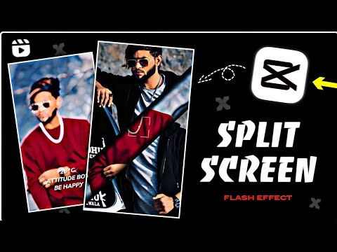 Split Screen & Flash Effect Attitude Reel Editing | New CapCut Template | New Reels Video Editing.