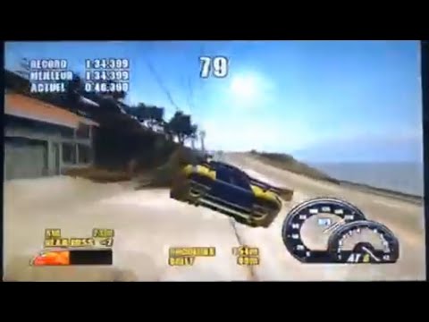 Burnout 2 - World Record - Time Attack - Big Surf Shores (Reverse) - 1'34''083 - try to beat me 😉