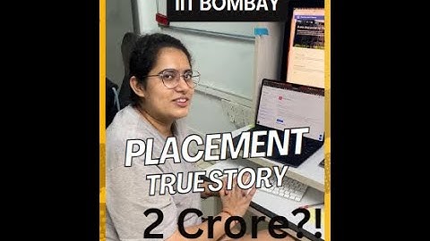 IIT BOMBAY Placement True Story #iitbombay #iit #jee @PrakritiUnplugged #placement #motivation