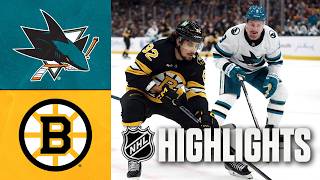 Sharks vs. Bruins | NHL Highlights | Oct 24, 2026