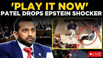 US NEWS LIVE | Kash Patel Drops Epstein Video Shocker In U.S. Senate | U.S. News | Epstein Files