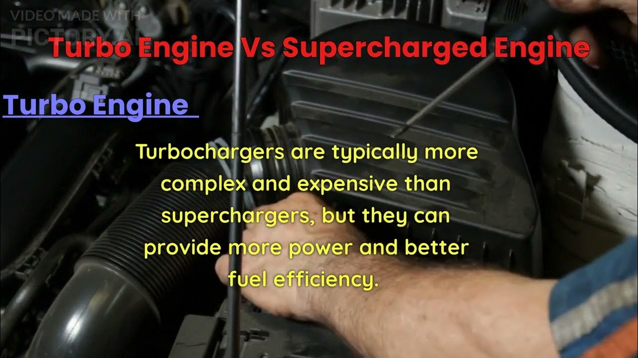 Turbo Engine Vs Supercharged Engine YouTube