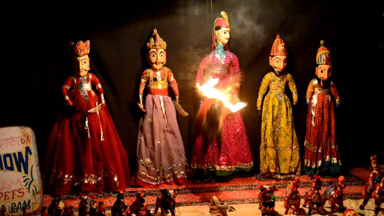 Fire puppet show Udaipur Namastoy by Efrat FiFi Shaked YouTube