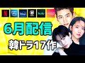 【日本配信】2023年6月に開始する韓国ドラマ全17作品【Netflix Amazonプライムビデオ Disney+ U-NEXT Hulu Lemino 簡単あらすじ キャスト】