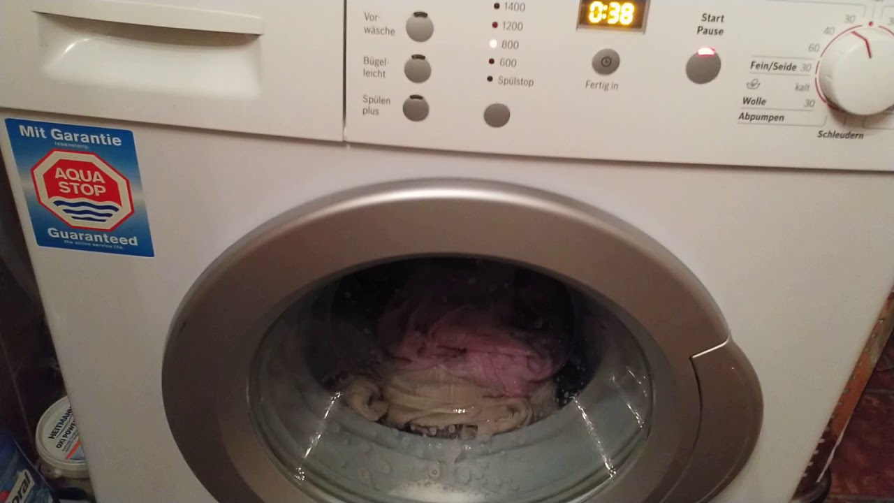 ASMR Laufende Waschmaschine / Washing Maschine Relax Entspannung