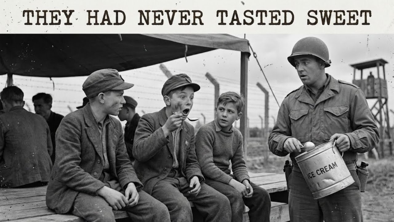 German Child Soldiers Tasted Ice Cream for the First Time — Their Reaction Shocked the U.S. Guards
