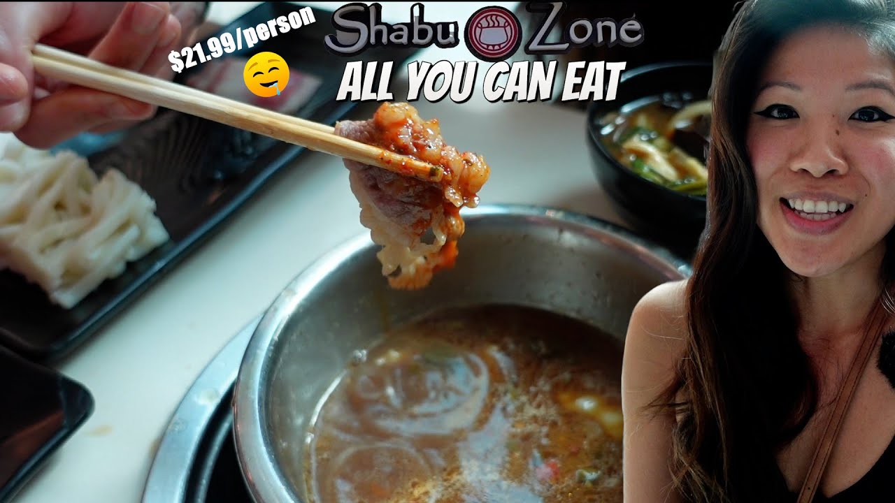 $21.99 All you can eat Lunch Hot Pot Shabu @ Shabu Zone Houston TX