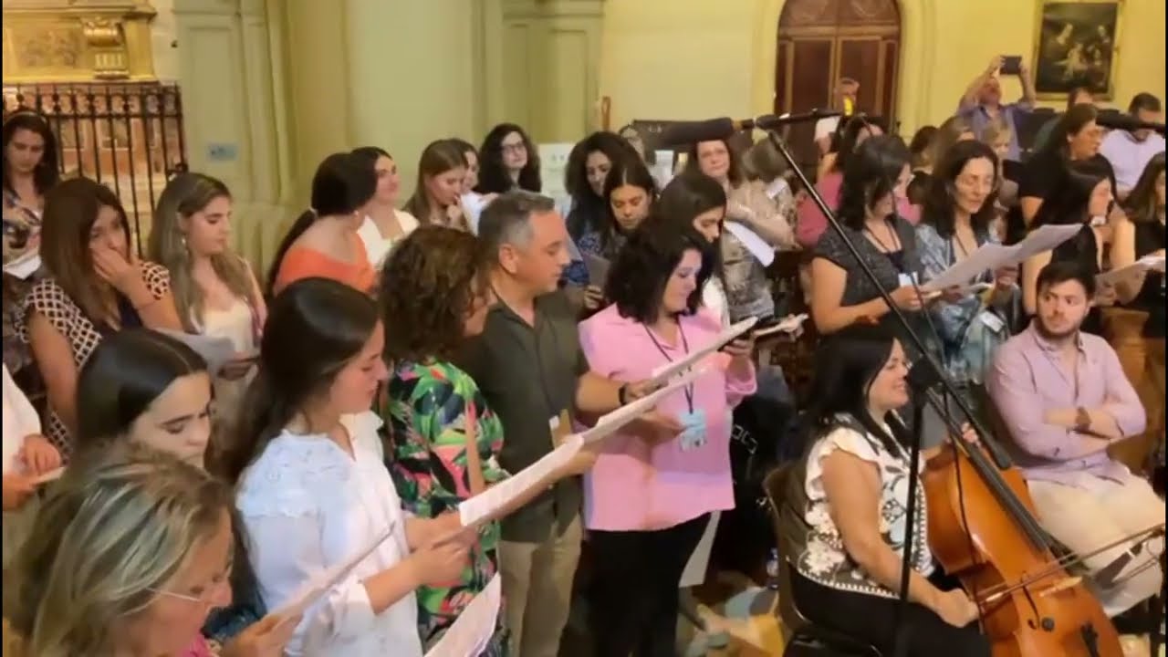 “Soñadores de vida” Himno de los SSCC PMA | Coro y Orquesta del MJS / Málaga 2023 - Javi Bernal