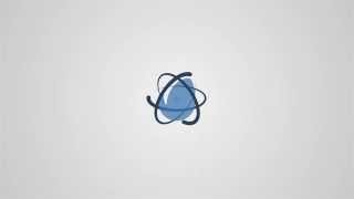 Simple Atom Logo Reveal