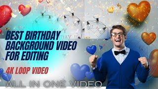 Happy Birthday Motion Graphic Background Loop Animation Footage 4K| happy birthday background loop