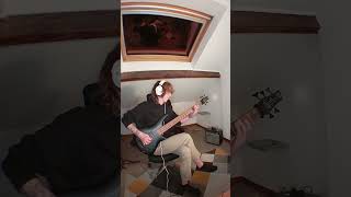 entersandmanriff.mp4 #guitar #bass #cover