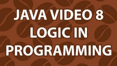 Java Video Tutorial 8