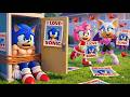 SONIC Got Kidnapped by AMY and ROUGE! 😱 Can He Escape Their Love Trap?! 💘📦