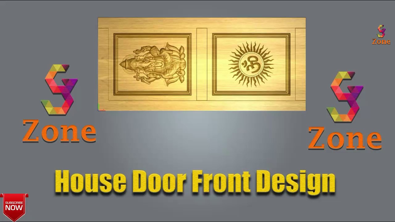 Home Door Front Design Lord Ganesha By Gs Zone Youtube