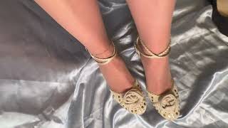 Stewardess Pumps Nylon Strumpfhose Try On Flight Attendant