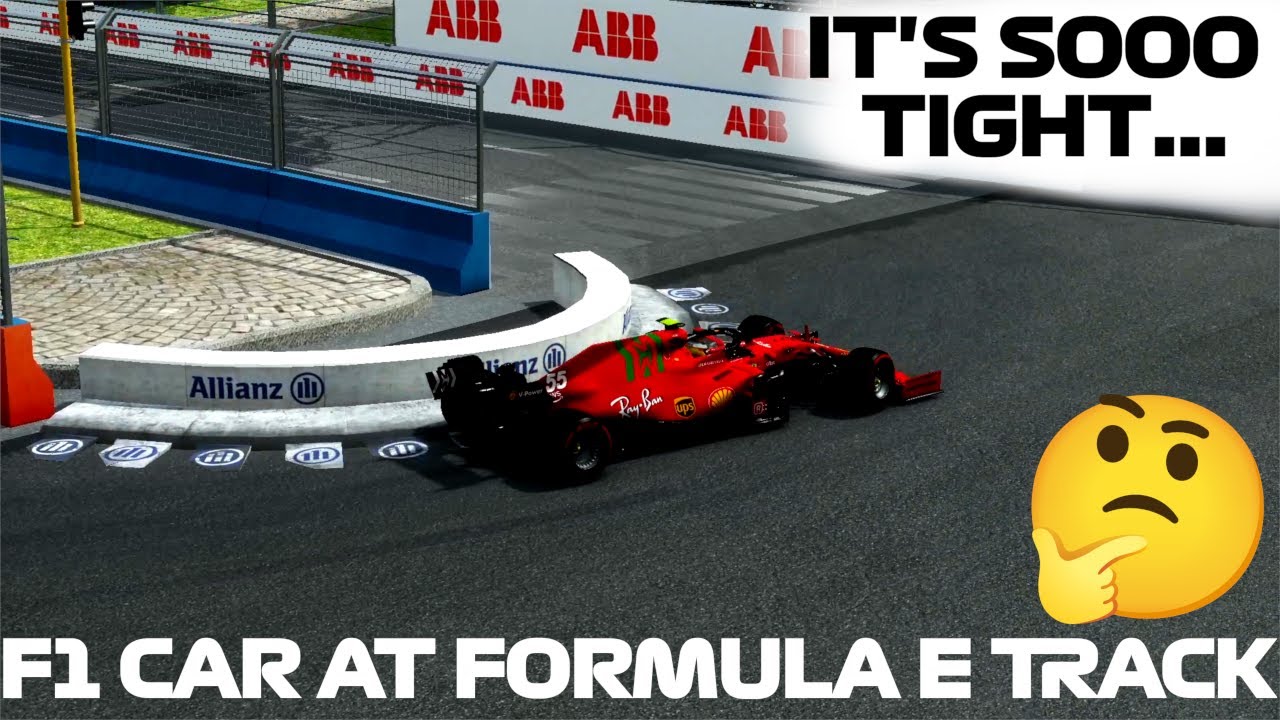 Is It ACTUALLY Possible To Drive A F1 Car At A Formula E Track?? YouTube