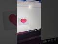 MS Word heart challenge