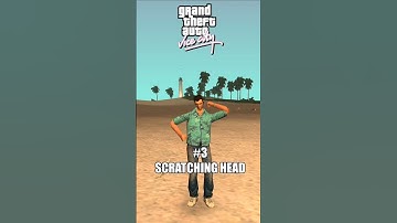 Idle animation evolution in gta games #gta #phonk #gaming #comparison #logic #evolution