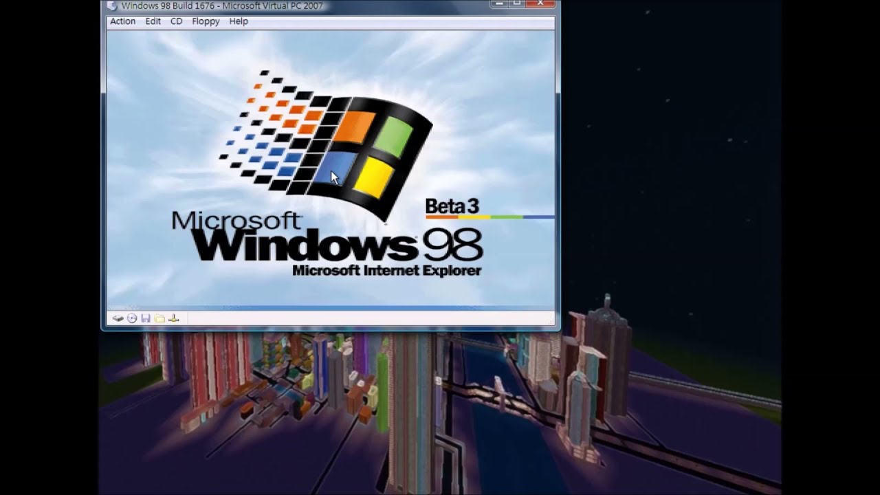 Windows 98 Build 1676 Simplified Chinese/简体中文版- YouTube