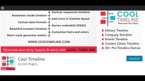 Showcase Your History Using Cool Timeline WordPress Plugin