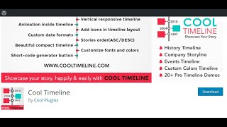 Showcase Your History Using Cool Timeline WordPress Plugin