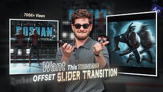 Offset Slide Transition Tutorial In After Effects | Roshan Edits screenshot 4