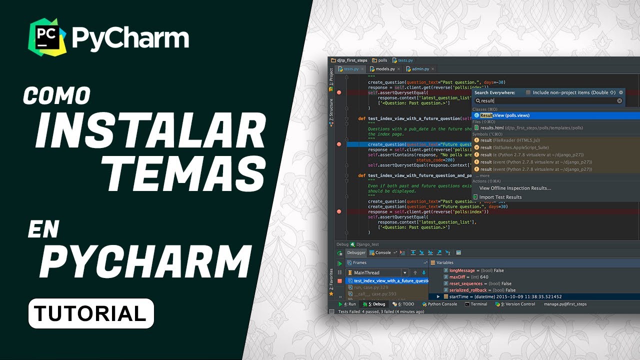 PYCHARM CURSO ? 4 MEJORAR EL ASPECTO DE TU PYCHARM - YouTube