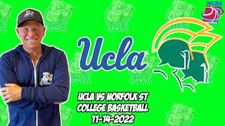 UCLA vs Norfolk State 22 College Basketball Free Pick CBB Betting Tips NCAAB Picks