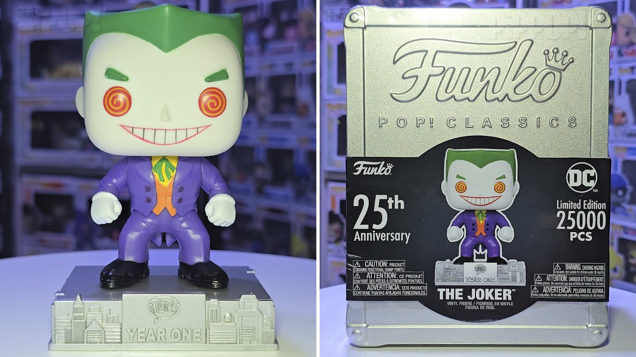 THE JOKER 25TH FUNKO POP CLASSICS | UNBOXING - YouTube