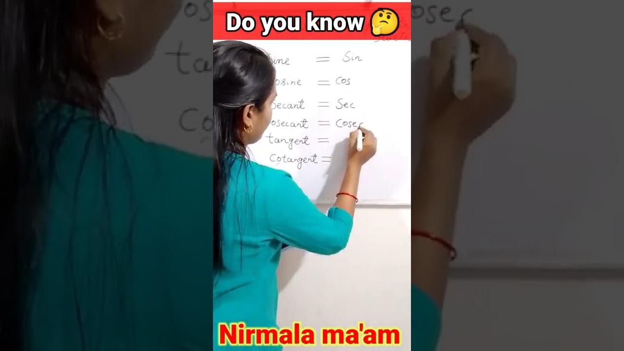 Trigonometric Functions ।। Maths । 