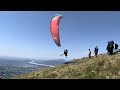 Paragliding Strong Wind Take-Offs | 2nd British Sports Trophy | Gemona