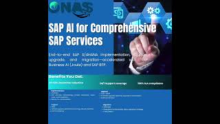 SAP AI for Comprehensive SAP Services